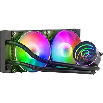 Mars Gaming MARSGAMING ML-ONE360 Nero, Raffreddamento a Liquido CPU, TDP 550W, Infinity Mirror, 3 Ventole FRGB Silenziose, Universale Multisocket Mars Gaming MARSGAMING ML-ONE360 Nero, Raffreddamento a Liquido CPU, TDP 550W, Infinity Mirror, 3 Ventole FRGB Silenziose, Universale Multisocket