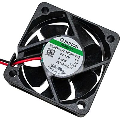 SUNON Ventola 12V DC 0,3W 50x50x15mm 13,1m³/h 3200U/Min 13,1m³/h HA50151V41000UA99 SUNON Ventola 12V DC 0,3W 50x50x15mm 13,1m³/h 3200U/Min 13,1m³/h HA50151V41000UA99