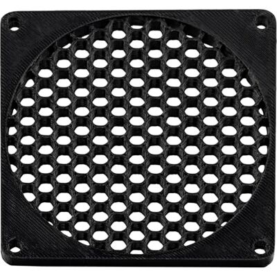 Aerzetix Set di 4 Griglie per Ventola 80x80 mm in plastica Colore Nero Aerzetix Set di 4 Griglie per Ventola 80x80 mm in plastica Colore Nero