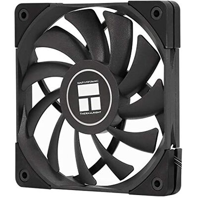 Thermalright TR C12015B Ventola silenziosa per case del computer, ventola PWM a 4 pin, ventola di raffreddamento slim da 15 mm, ventola CPU da 120 mm (nero) Thermalright TR C12015B Ventola silenziosa per case del computer, ventola PWM a 4 pin, ventola di raffreddamento slim da 15 mm, ventola CPU da 120 mm (nero)