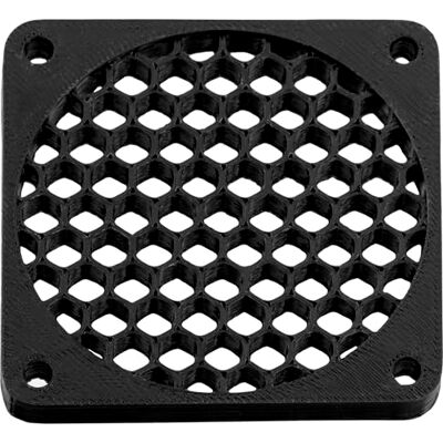 Aerzetix Set di 4 Griglie per Ventola 60x60 mm in plastica Colore Nero Aerzetix Set di 4 Griglie per Ventola 60x60 mm in plastica Colore Nero