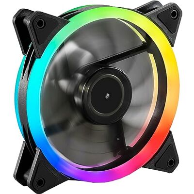Sharkoon Shark Blades RGB, ventola da 120 mm, silenziosa ed RGB addressable Sharkoon Shark Blades RGB, ventola da 120 mm, silenziosa ed RGB addressable