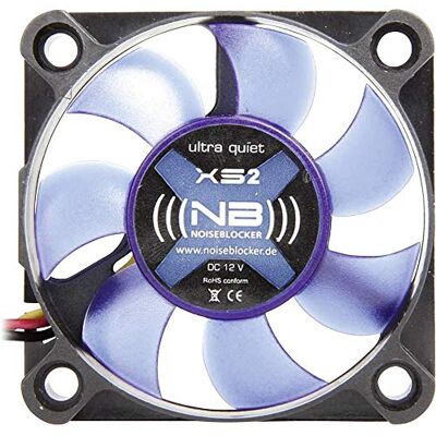 Noiseblocker ITR-XS-2, Fan Silenzioso, Nero e Blu Noiseblocker ITR-XS-2, Fan Silenzioso, Nero e Blu