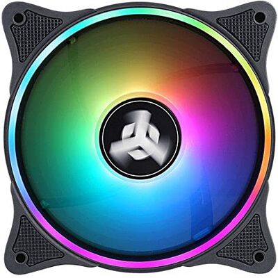 Itek Ventola per Case 120mm ARGB 5V 3Pin Dual Ring – Ventola PC Silenziosa con Illuminazione Addressable RGB, Raffreddamento Case Gaming Itek Ventola per Case 120mm ARGB 5V 3Pin Dual Ring – Ventola PC Silenziosa con Illuminazione Addressable RGB, Raffreddamento Case Gaming