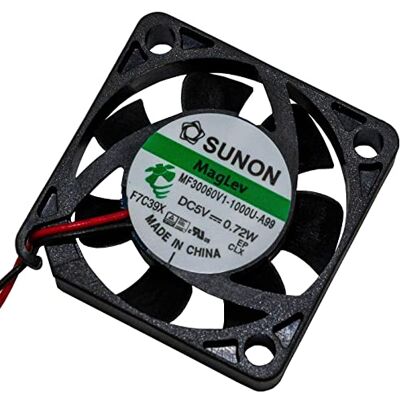 SUNON Ventilatore 5V DC 0,56W 30x30x6mm 8,3m³/h 9100U/Min 8,3m³/h MF30060V11000UA99 SUNON Ventilatore 5V DC 0,56W 30x30x6mm 8,3m³/h 9100U/Min 8,3m³/h MF30060V11000UA99