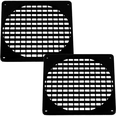 Aerzetix Set di 2 Griglie per Ventola 92x92 mm in plastica per Computer PC stampanti dispositivi audiovisivi proiettori multimediali/Colore Nero Aerzetix Set di 2 Griglie per Ventola 92x92 mm in plastica per Computer PC stampanti dispositivi audiovisivi proiettori multimediali/Colore Nero