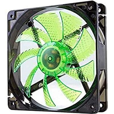 Xtreme Ventola COOLFAN 120 mm -NXCFAN120LG- Ventola per PC Box 120 mm, 9 pale traslucide, cuscinetti a lunga durata, 4 LED, silenzioso, connettore a 3 e 4 pin, verde nero Xtreme Ventola COOLFAN 120 mm -NXCFAN120LG- Ventola per PC Box 120 mm, 9 pale traslucide, cuscinetti a lunga durata, 4 LED, silenzioso, connettore a 3 e 4 pin, verde nero