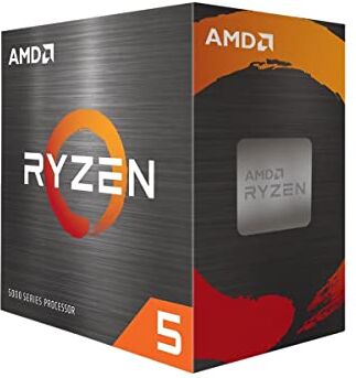 AMD Ryzen 5 5600 con ventola Wraith Stealth (socket AM4/6 core -12 thread/min Frequenza 3,5 GHz Frequenza boost 4,4 GHz/35 MB/65 W) Multicolor