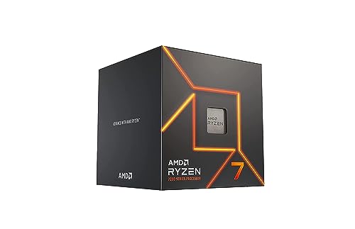 AMD Processore Ryzen 7 7700, 8 Core/16 Thread, Boost di Frequenza fino a 5.3 GHz