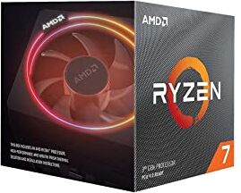 AMD Ryzen 7 3700X, processore Wraith Prism per dissipatore di calore (32 MB, 8 core, velocità 4,4 GHz, 65 W)