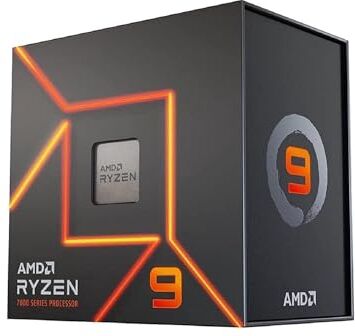 AMD Ryzen 9 7900X Processore, 12 Core/24 Thread Sfrenati, Architettura Zen 4, 76 Mb L3 Cache, 170 W Tdp, Nero