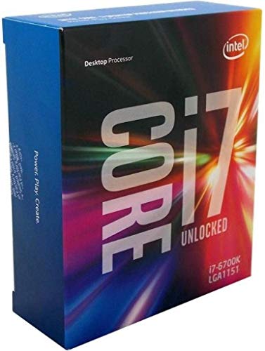 Intel Processore Core i7 6700K (4 GHz, 4 Core, 8 Thread, 8 MB di cache, Socket Box LGA1151) (Ricondizionato)