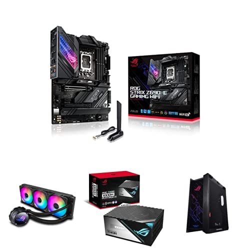 Asus ROG Strix Z690-E Gaming WiFi + ROG Strix LC II 360 ARGB + ROG Thor 1000W Platinum II + ROG Strix Helios