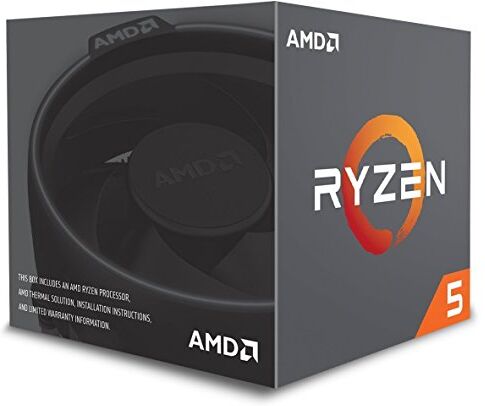 AMD YD2600BBAFBOX Processore Ryzen 5 2600 Socket AM4 3.9Ghz Max Boost, 3,4Ghz Base+19MB