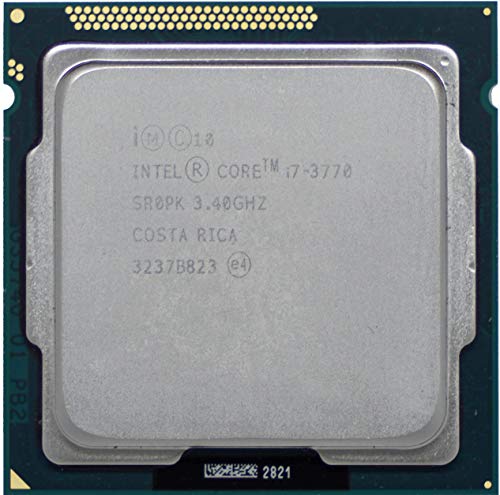 Intel CM8063701211600 Core i7-3770 3.4GHz Socket H2 LGA1155 Processore SR0PK (ricondizionato)