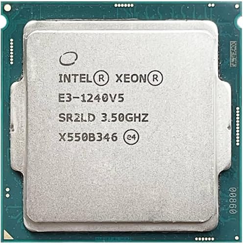 Generic Nuovo Intel E3 1240v5 3.5GHz LGA 1151 CPU con 80W TDP