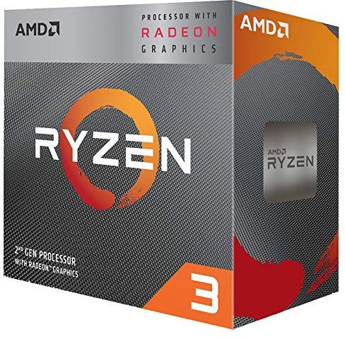 AMD Ryzen 3 3200G, Processore PC, 3,6 GHz (frequenza massima: 4,0 GHz), 4 MB L3 Cache, Socket AM4, GPU integrato Radeon Vega 8