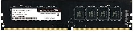 TEAMGROUP MEMORIA  DDR4 32GB 3200MHZ CL22 1.2V