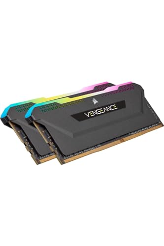 Corsair VENGEANCE RGB PRO SL 16GB (2x8GB) DDR4 3200 (PC4-25600) C16 Memoria Desktop Nero