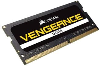 Corsair Vengeance SODIMM 16GB (2x8GB) DDR4 2666MHz CL18 Memoria per Laptop/Notebook (Supporto Processori Intel Core i5 e i7 di Sesta Generazione), Nero