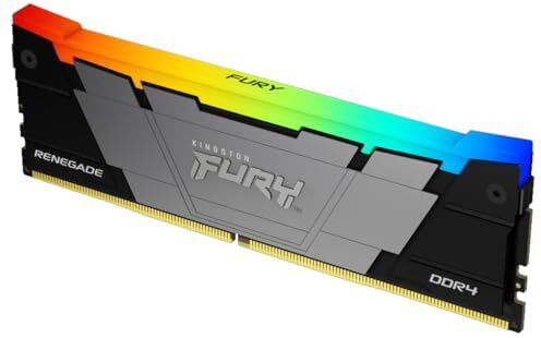 Kingston FURY Renegade RGB 32GB 3600MT/s DDR4 CL18 DIMM Memoria Gaming per Computer, KF436C18RB2A/32