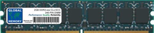 GLOBAL MEMORY 2GB DDR2 533/667/800MHz 240-PIN ECC DIMM (UDIMM) MEMORIA RAM PER SERVERS/WORKSTATIONS/SCHEDE MADRE