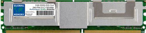 GLOBAL MEMORY 1GB DDR2 533MHz PC2-4200 240-PIN ECC FULLY BUFFERED DIMM (FBDIMM) MEMORIA RAM PER SERVERS/WORKSTATIONS/SCHEDE MADRE