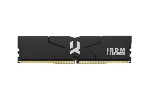 Goodram Modulo di memoria DDR5 IRDM 2x32GB KIT 5600MHz CL30 DR DIMM Black V Silver Interno DRAM per PC Computer desktop Laptop Gaming Gamer Editing grafico Espansione della memoria