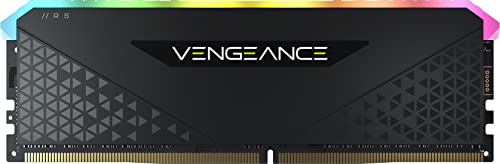 Corsair Vengeance RGB RS 8GB (1 x 8 GB), DDR4 3200MHz C16 Memoria per Desktop (Illuminazione RGB Dinamica, Tempi di Risposta Stretti, Compatibile con Intel & AMD 300/400/500 Series), Nero