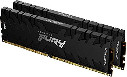 Kingston FURY Renegade 16GB (2x8GB) 3600MHz DDR4 CL16 Memoria Gaming Kit per Computer Fissi Kit da 2 KF436C16RBK2/16