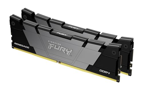 Kingston FURY Renegade 64GB 3200 DDR4 CL16 DIMM (Kit da 2) Memoria Gaming per Computer KF432C16RB2K2/64