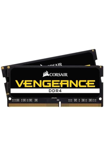 Corsair Vengeance SODIMM 16GB (2x8GB) DDR4 3200MHz CL22 Memoria per Laptop/Notebook (Supporto Processori Intel Core i5 e i7 di Sesta Generazione), Nero