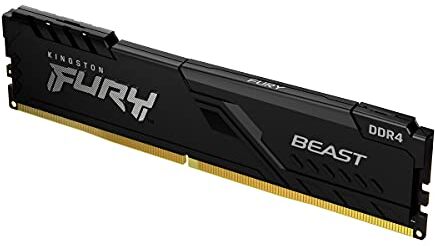 Kingston FURY Beast 4GB 3200MHz DDR4 CL16 Memoria Gaming Kit per Computer Fissi Modulo Singolo KF432C16BB/4