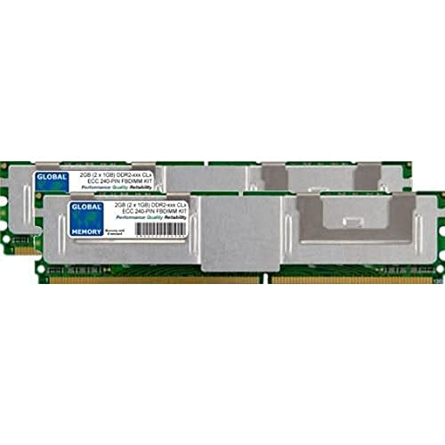 GLOBAL MEMORY 2GB (2 x 1GB) DDR2 533/667/800MHz 240-PIN ECC FULLY BUFFERED DIMM (FBDIMM) MEMORIA RAM KIT PER SERVERS/WORKSTATIONS/SCHEDE MADRE (4 RANK KIT)