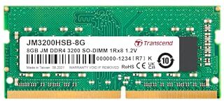 Transcend JM3200HSB-8G 8GB DDR4 3200MHz SO-DIMM 1Rx8 1.2V