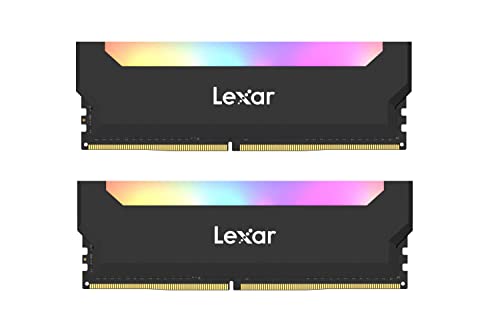 Lexar Hades RGB RAM DDR4 16GB Kit (8GB x 2) 3600 MHz, DRAM 288-Pin U-DIMM PC Memoria, LED Illuminazione Memoria di Gioco Desktop, JEDEC / XMP 2.0 di alte Prestazioni (LD4BU008G-R3600ADLH)