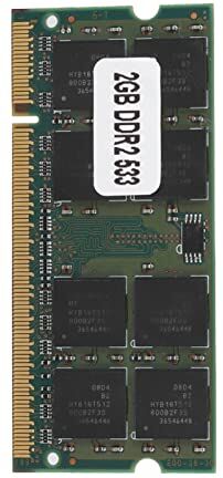 Garsent Modulo RAM DDR2, Modulo RAM Memoria Dedicata da 2 GB DDR2 533MHZ 200 Pin per Computer Notebook, Adatto per Computer Notebook Desktop