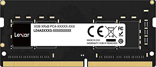 Lexar SODIMM DDR4 RAM 8 GB 3200 MHz, DRAM Memoria SODIMM 260-Pin per Laptop, SO-DIMM ad alte Prestazioni, Memoria per PC Laptop (LD4AS008G-B3200GSST)