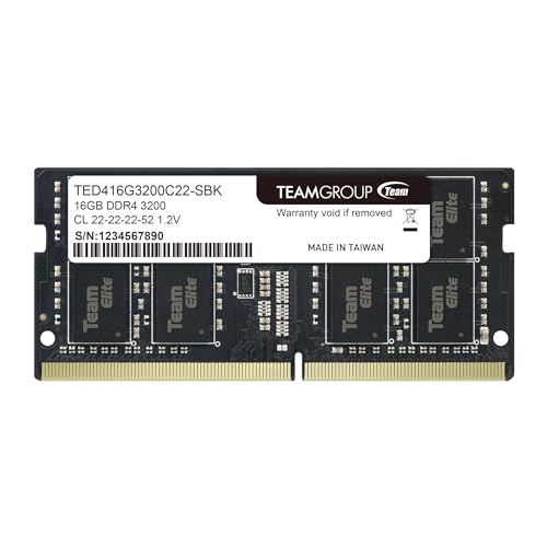 TEAMGROUP Team Group ELITE TED416G3200C22-S01 memory module 16 GB 1 x 16 GB DDR4 3200 MHz