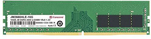 Transcend JM2666HLE-16G 16GB DDR4 2666MHz U-DIMM 1Rx8 1.2V