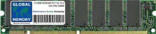 GLOBAL MEMORY 512MB PC133 133MHz 168-PIN SDRAM DIMM Memoria RAM per Yamaha Motif XS6 / XS7 / XS8