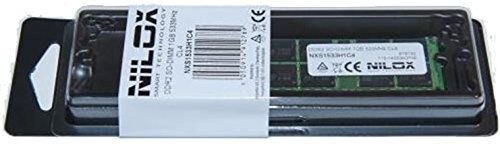 Nilox Memoria RAM DDR2 SO-DIMM da 1GB, 533MHz, CL4, Verde