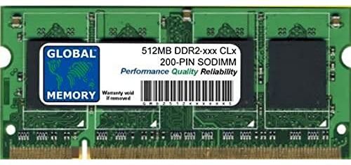 GLOBAL MEMORY 512MB DDR2 533/667MHz 200-PIN SODIMM MEMORIA RAM PER POWERBOOK G4 & MACBOOK