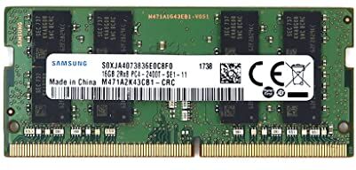 Samsung Memoria laptop/SFF  DDR4 SO-DIMM da 16 GB (1x16 GB), PC4-19200 (2400), non ECC, non bufferizzato, CAS 17-17-17, 1,2 V