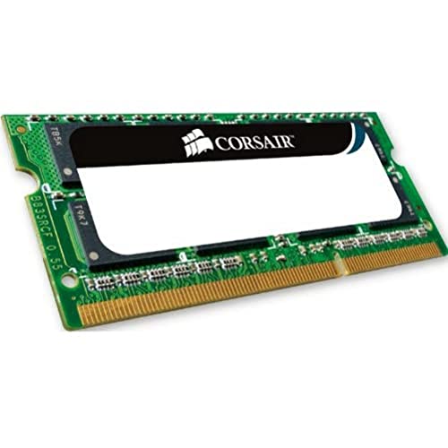 Corsair VS1GSDS667D2 Modulo di Memoria da 1 GB, DDR2, PC667, CL5, SODIMM, Nero