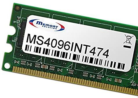 Memorysolution Memory soluzione ms4096int474 4 GB modulo di memoria – moduli di memoria (4 GB, PC/Server, Intel DP67BA, DP67DE)