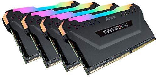 Corsair Vengeance Kit di memoria RGB Pro da 32 GB (4 x 8 GB) DDR4 4266 (PC4-34100) C19 XMP 2.0 Enthusiast RGB LED, colore nero