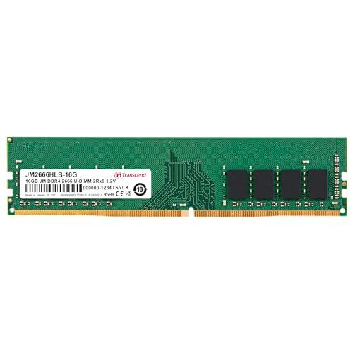 Transcend JM2666HLB-16G 16GB DDR4 2666MHz U-DIMM 2Rx8 1.2V