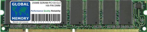 GLOBAL MEMORY 256MB PC133 133MHz 168-PIN SDRAM DIMM Memoria RAM per Yamaha Motif XS6 / XS7 / XS8