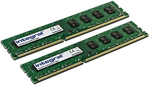 Integral 16 GB (2x8 GB) RAM DDR3 1600 MHz SDRAM Desktop/Computer, PC3-12800 di memoria